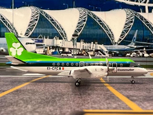 JC Wing 1:200 Aer Lingus Saab 340B EI-CFC XX20468 [Width 10.5 Length 9.5 Height 3 cm] 6