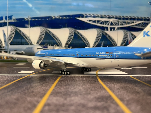 Inflight 1:200 KLM 777-206ER PH-BQD IF772KL0824 [Width 30 Length 35 Height 8 cm] 8