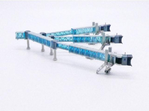 LH4219 1:400 Air Passenger Bridge A380 (Blue)
