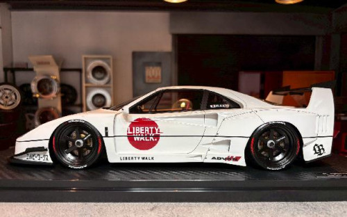 Ignition 1:18 LB-Works 40 White IG3752 [Width 10 Length 25 Height 7 cm] 5