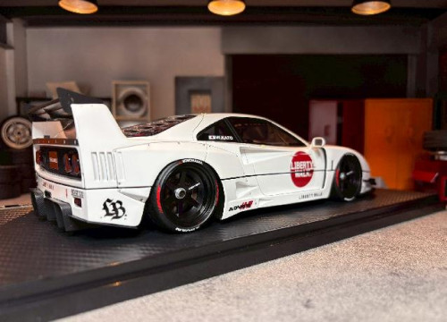 Ignition 1:18 LB-Works 40 White IG3752 [Width 10 Length 25 Height 7 cm] 4