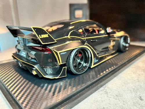 Ignition:IG2656 1:18 LB-Works Toyota Supra (A90) Black [Width 10 Length 27 Height 7 cms] 3