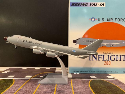 Inflight 1:200 USAF Boeing YAL-1A (747-4G4F) #00-0001 IFAL1USAF001 [Width 32.5 Length 36 Height 10 c