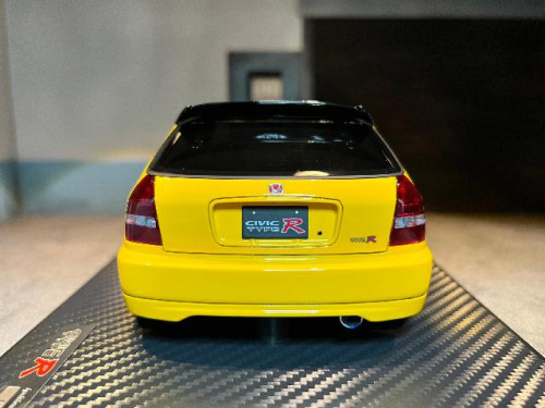 Ignition IG2676 1:18 Honda Civic(EK9) Type R Yellow [Width 9 Length 23 Height 7 cm] 7