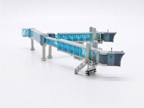 LH4221 1:400 Air Passenger Bridge B747 (Blue) 2