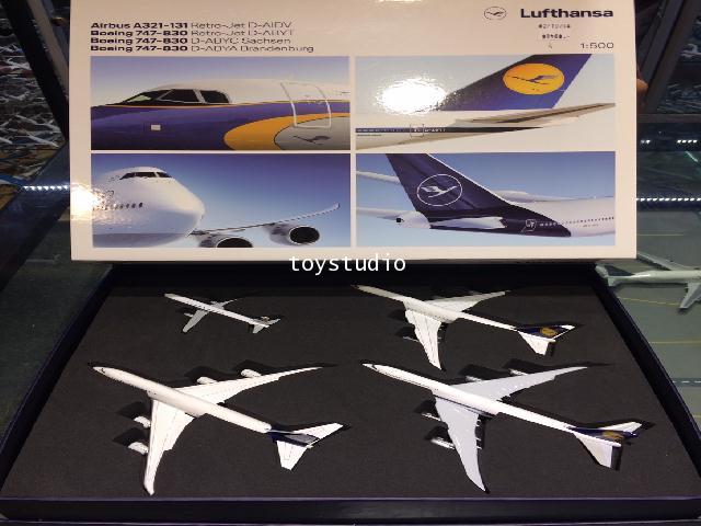 HERPA WINGS 1:500 Lufthansa 4-in-1 Set HW531313