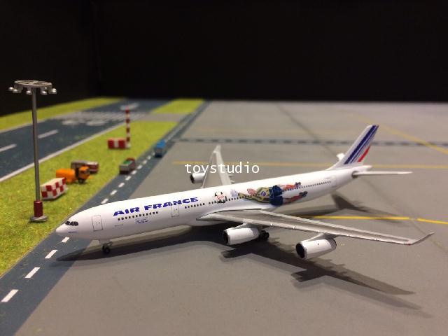 HERPA WINGS 1:500 Air France A340-300 France 1998 Brazil/Columbia F-GLZK HW531412 1