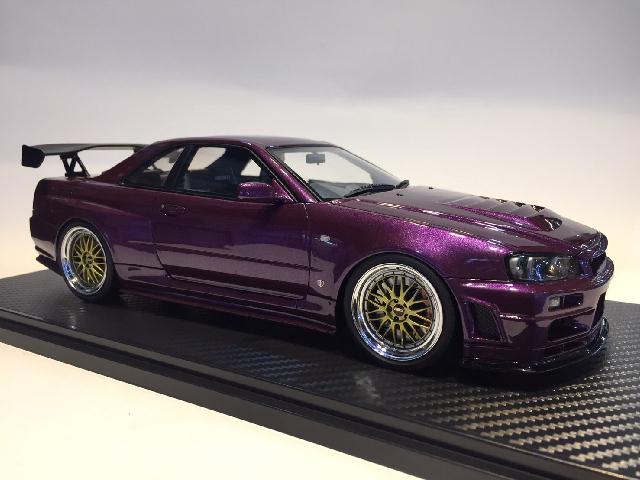 Ignition Model 1:18 Nismo R34 GT-R Midnight Pur IG1832