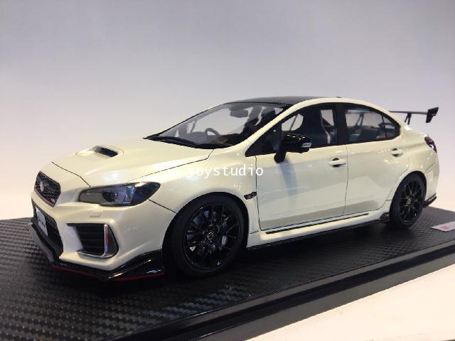 Ignition [IG1665] 1:18 Subaru S208 (CBA-VAB) Crytal Whi Pearl [Width 10 Length 25 Height 7 cm]