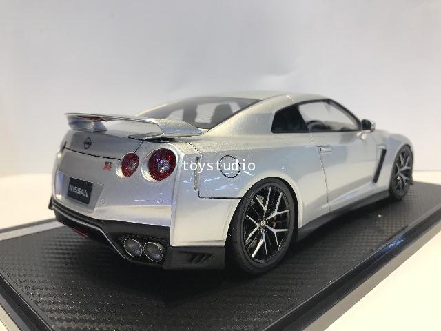 Ignition Model 1:18 Nissan GT-R35 Premium Edition Ultimate Metal Sil IG1910 2