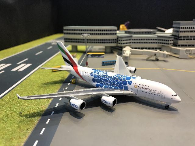 Herpa Wings 1:500 Emirates A380 Expo 2020 A6-EOC HW533713