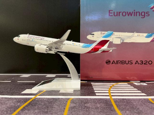 JFox 1:200 Eurowings A320-251N D-AENI JFA320055L [Width 17 Length 18.5 Height 6 Cm]