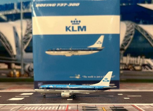 JC Wings 1:400 KLM 737-300 PH-BDD XX4996 [Width 7 Length 8 Height 2.5 cm]