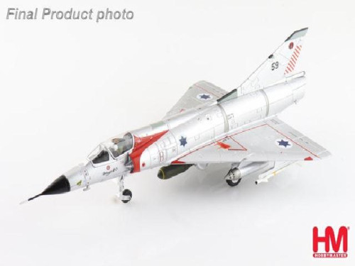 Hobby Master 1:72 Mirage IIICJ No.59 IAF Hatzor Air Base HA9801 [Width 12 Length 20 Height 6 cms]