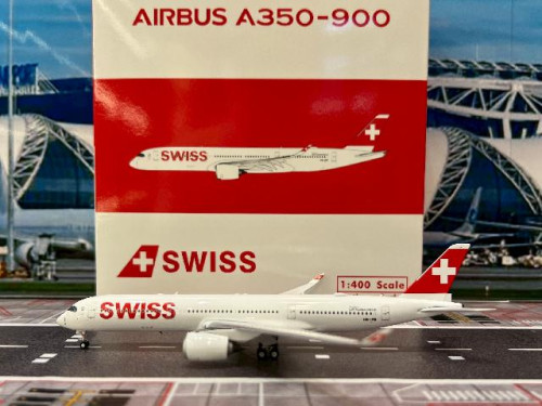 Phoenix 1:400 Swiss A350-900 HB-IFB PH12026 [Width 16 Length 16.5 Height 4 cm]