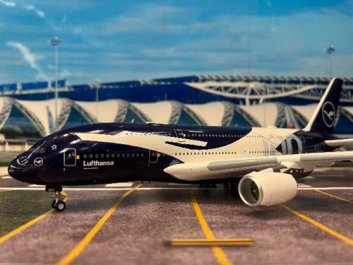 JFOX 1:200 Lufthansa A380' 100th Year' D-AIMH JFA380001 [Width 41 Length 38 Height 12 cm] 1