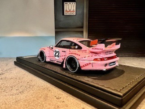 Ignition [IG2414] 1:43 RWB 993 Pink With Key ring [Width 5 Length 10 Height 3 cms] 1