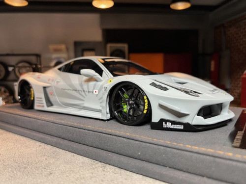 Ares Model AM24F008 1:18 LB-Silhouette Works Ferrari 458 GT Matt Grey [Width 11 Length 27 Height 5 c 1