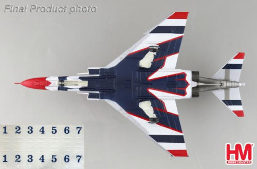 Hobby Master 1:72 F-4E Thunderbirds USAF,1973/74 season HA19084 [Width 16.5 Length 24.5 Height 7 cm] 6