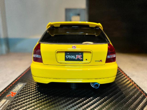 Ignition:IG2675 1:18 Honda Civic (EK9) Type R Yellow With