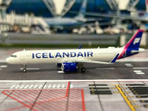 Gemini Jets 1:400 Icelandair A321neo TF-IAA GJ2337 [Width 9 Length 11 Height 3 cm] 1