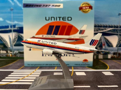 Inflight 1:200 United 737-522 N901UA IF735UA0624 [Width 14 Length 15.5 Height 4.5 cm]