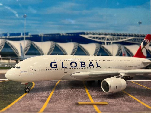 Inflight 1:200 Global A380 9H-GLOBL IF3803L0726 [Width 41 Length 38 Height 12 cm] 1