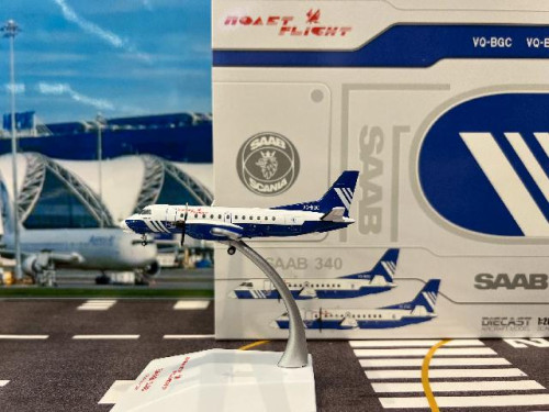 JC Wing 1:200 Polet Flight Saab 340B VQ-BGC XX20464 [Width 10.5 Length 9.5 Height 3 cm]