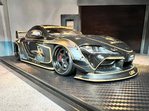 Ignition:IG2656 1:18 LB-Works Toyota Supra (A90) Black [Width 10 Length 27 Height 7 cms] 1