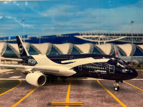 JFOX 1:200 Lufthansa A380' 100th Year' D-AIMH JFA380001 [Width 41 Length 38 Height 12 cm] 2