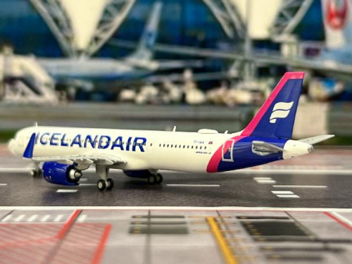 Gemini Jets 1:400 Icelandair A321neo TF-IAA GJ2337 [Width 9 Length 11 Height 3 cm] 6
