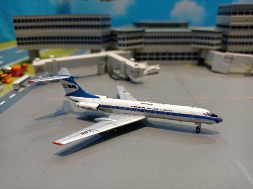 Panda 52302 1:400 Malev-Hungarian TU-134A HA-LBK [Width 7 Length 9.5 Height 2 cm] 1