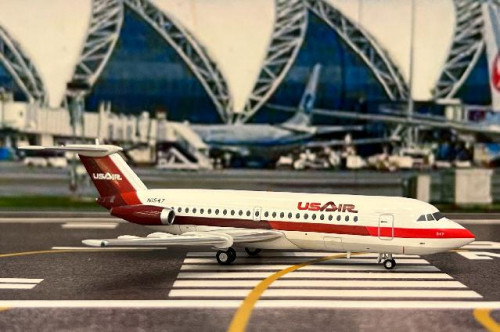 Inflight 1:200 USAir BAC 111-203AE One-Eleven N1547 IF111US0325 [Width 13 Length 13 Height 3.5 cm] 2