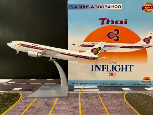 Inflight 1:200 Thai A300B4-103 HS-THL IF300TH1025 [Width 22.5 Length 27 Height 8 cm]