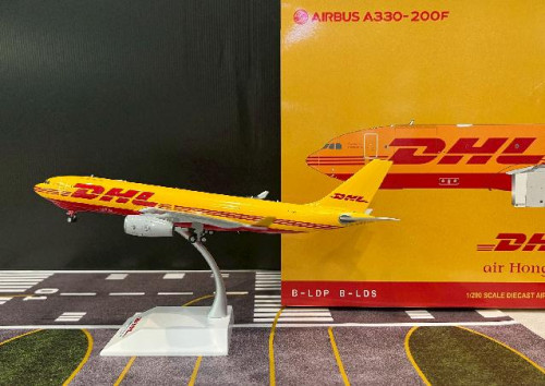 JCWings 1:200 DHL (Air Hong Kong) A330-200F B-LDP XX20114 [Width 30 Length 30 Height 8 cms]