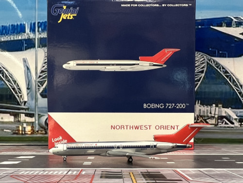 Gemini Jets 1:400 Northwest Orient B727-200 Adv. N298US [80s “thermometer” & polished] GJ2354