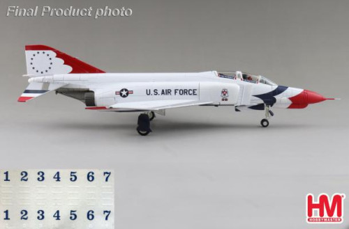 Hobby Master 1:72 F-4E Thunderbirds USAF,1973/74 season HA19084 [Width 16.5 Length 24.5 Height 7 cm] 3