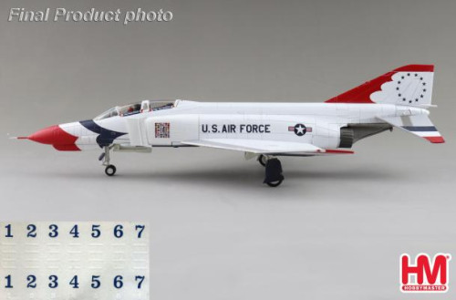 Hobby Master 1:72 F-4E Thunderbirds USAF,1973/74 season HA19084 [Width 16.5 Length 24.5 Height 7 cm] 2