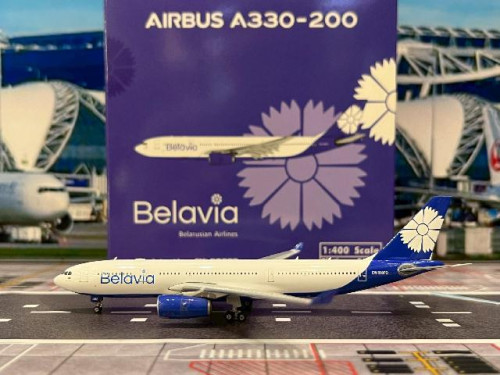 Phoenix 1:400 Belavia A330-200 EW-588PD PH12022 [Width 15 Length 15 Height 4 cms]