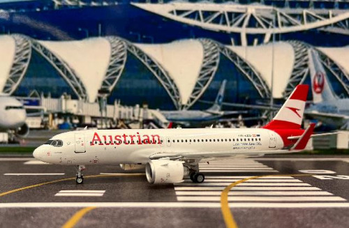 JFox 1:200 Austrian A320-271N OE-LZQ JFA320065 [Width 17 Length 18.5 Height 6 Cm] 1