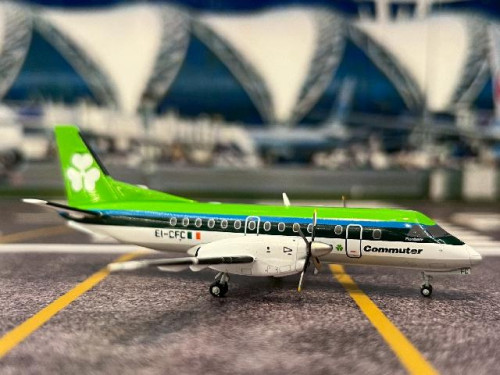 JC Wing 1:200 Aer Lingus Saab 340B EI-CFC XX20468 [Width 10.5 Length 9.5 Height 3 cm] 2