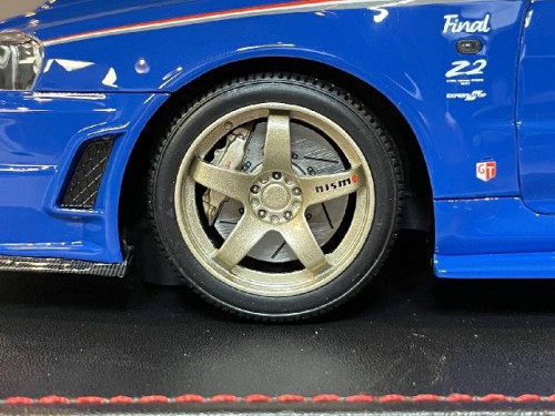 One Model:22R34BU 1:18 Skyline Nismo GT-R34 Z-TUNE Blu [Width 10 Length 25 Height 7 cms] 8