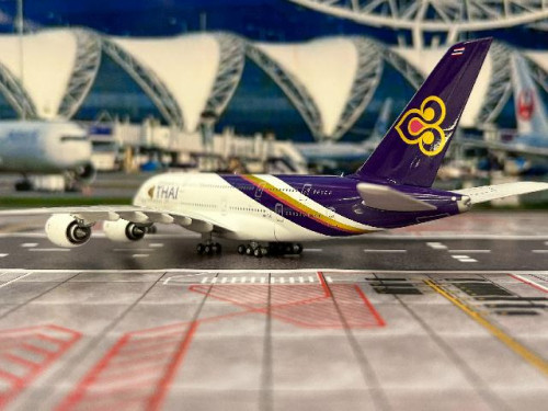 Aviation 1:400 Thai Airways A380-800 HS-TUC AV4291 [Width 20 Length 18 Height 5 cm] 6