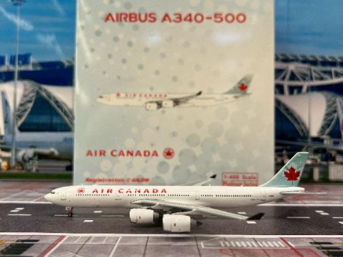 Phoenix 1:400 Air Canada A340-500 C-GKOM 12002 [Width 16 Length 17 Height 4 cm]