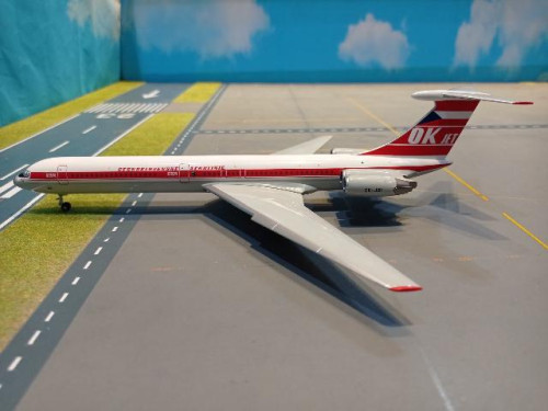 Herpa Wings 1:200 CSA IL-62M Plzen OK-JBI HW572316 [Width 22 Length 27 Height 6 cm] 2