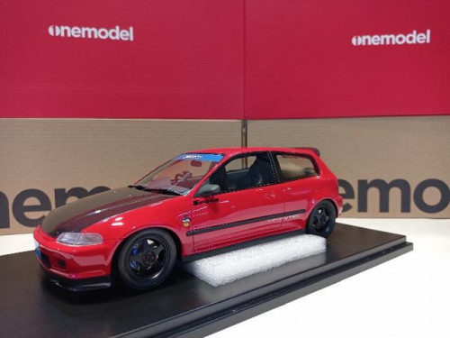 One Model: 16B08-03 1:18 Civic EG6 Spoon Red [Width 10 Length 24 Height 7 cms]  