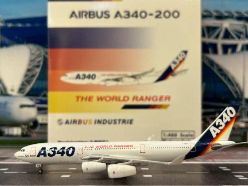 Phoenix 1:400 Airbus A340-200 F-WWBA 12000 [Width 14 Length 15 Height 4 cm]