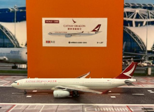 JC Wings 1:400 Cathay Dragon A330-300 B-LBF EW4333010 [Width 15 Length 16 Height 4 cm]