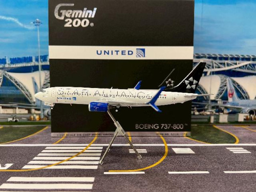 Gemini Jets 1:200 United Airlines 737-800W N76516 G21378