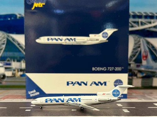 Gemini Jets 1:400 Pan Am 727-200/Adv.N368PA GJ2344 [Width 8 Length 11.5 Height 2.5 cm]